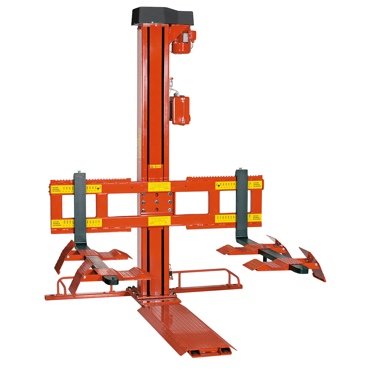 lel1200-single-post-lift with foot