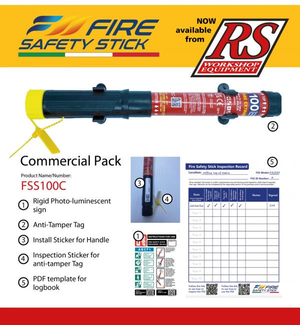 Fire Safety Stick - Commercial Pack